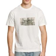 T-shirt Blanc Homme Pepe jeans Connor