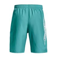 Short Bleu Garçon Under Armour Woven vue 2