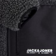 Veste Sherpa Grise Homme Jack & Jones Esterbro Teddy vue 2