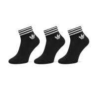 x3 Paires de Chaussettes Noir Mixte Adidas Ankle vue 2