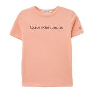 T-shirt Orange Fille Calvin Klein Jeans IU0IU00599B