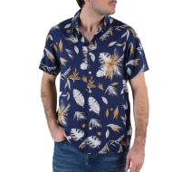 Chemisette Manches Courtes Marine Homme Deeluxe Pearl pas cher