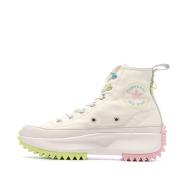 Baskets Blanches/Roses/Bleu Femme Converse Run Star Hike pas cher