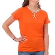 T-shirt Orange Femme Teddy Smith Ticia