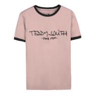 T-Shirt Rose Homme Teddy Smith Ticlass pas cher