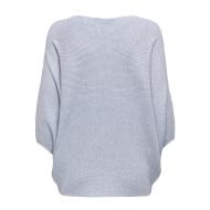 Pull Bleu Clair manches 3/4 Femme JDY New Behave vue 2