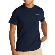 T-shirt Marine Homme Tommy Hilfiger Linear 88 pas cher