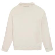 Sudadera con cremallera de 1/4 beige para mujer TBS Craie ver 2