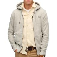 Sweat Zippé Gris Homme Superdry Essential pas cher