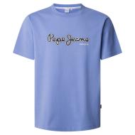 T-shirt Bleu Homme Pepe jeans Dorian pas cher