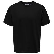 T-shirt Noir Homme Only & Sons Chinois