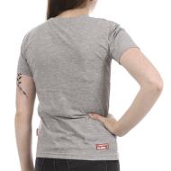 T-shirt Gris Femme Supreme Grip Sofy vue 2
