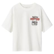 T-shirt Blanc Garçon Name it Tibilbo
