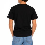 T-Shirt Noir Garçon Champion Embroidery vue 2