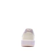 Baskets Blanches/Mauve Fille Puma Carina Mia vue 3