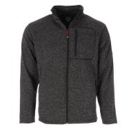 Veste Polaire Noir/Gris Homme Paname Brothers Sherpa
