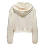Sweat Zippé Écru Femme Only Lett vue 2
