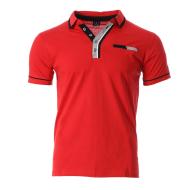 Polo Rouge Homme Just Emporio 401 pas cher