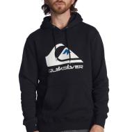Sudadera negra para hombre Quiksilver Biglogohood