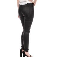 Pantalon Noir enduit Femme Teddy Smith Ava vue 2