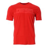 T-Shirt Rouge Homme Diesel Magliettas