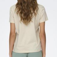 T-shirt Beige Femme JDY Selma vue 2