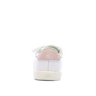Baskets Blanches/Roses/Grises Fille Adidas Court 3.0 vue 3