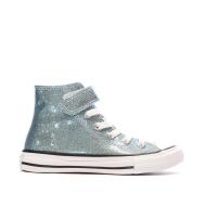 Baskets Bleu Fille Converse Coated Glitter vue 2