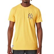 T-Shirt Jaune Homme New Era Yankees MLB pas cher