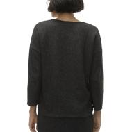 Pull Gris foncé Femme Vero Moda Blis vue 2