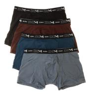 X4 Boxers Noir/Bleu/Bordeaux Homme DIM D6596 pas cher