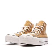 Baskets Jaune Converse Femme Chuck Taylor All Star Lift vue 6
