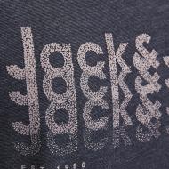 T-shirt Gris Homme Jack & Jones Tex vue 3