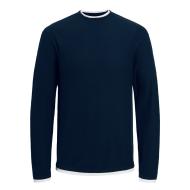 Pull Marine Garçon Jack & Jones Twinn Knit Neck