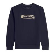 Sweat Marine Homme G-Star RAW Old Skool pas cher