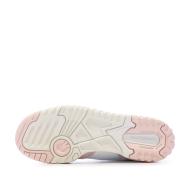 New Balance 550 Blanche/Rose Femme BBW550 vue 5