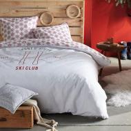 Parure de Lit Blanche Ski Today 260x240 pas cher