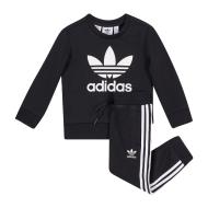 Ensemble Noir Bébé Adidas Crew Set ED7679 pas cher