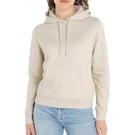 Sweat à capuche Beige Femme Tommy Jeans Flag pas cher