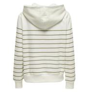 Sweat Blanc/Kaki Femme Only Ladelle vue 2
