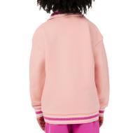 Blouson Rose Fille Lacoste Button Down Fleece vue 2
