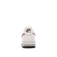 Baskets Blanches/Orange Femme Nike Air Force 1 Impact vue 3
