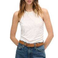 Débardeur Blanc Femme Superdry Superdry Ruched