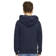 Sweat Zippe Marine Garçon Jack & Jones Jjelogo vue 2
