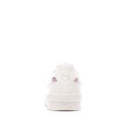 Baskets Blanc/Rose irisé Fille Puma Jada Holo vue 3