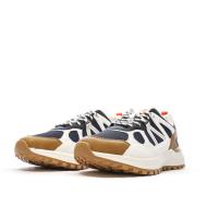 Baskets Blanches/Noires/Camel Homme Schott Heck vue 6
