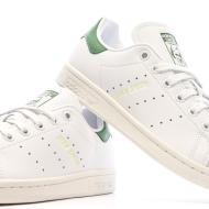 Baskets Blanches/Vertes Femme Adidas Stan Smith IE0469 vue 7