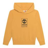 Sweat à Capuche Jaune Garçon Timberland T60077 pas cher