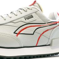 Baskets Gris/Noir/Rouge Homme Puma Future Rider Twofold vue 7