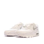 Baskets Blanches/Argenté Femme Nike Air Max 90 vue 6